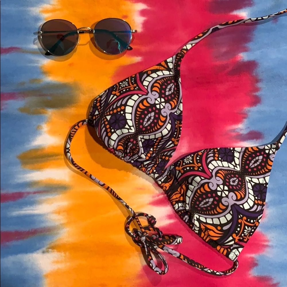 🌞Tribal Print Triangle Bikini Top 👙